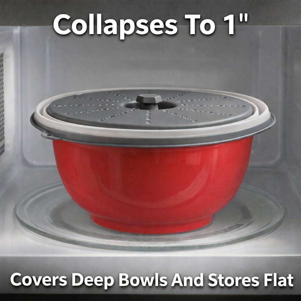 HIC Kitchen Splatter Guards for Microwave, BPA Free