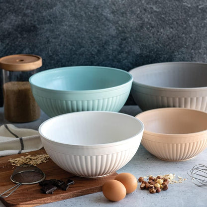 Nordic Ware Mini Prep and Serve Mixing Bowls Set, 4-Piece, Earth-Tones