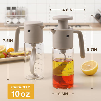 Vucchini Salad Dressing Mixer Shaker 10oz