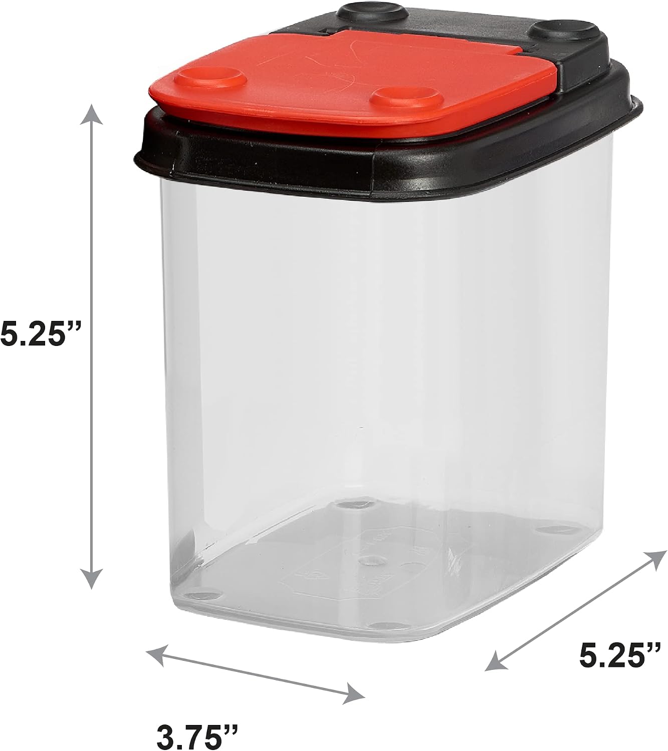 Buddeez Multi-Purpose Hardware Storage Bins Bits and Bolts Small Storage Containers, Hardware Organizers, Clear Containers With Blue Stackable Lids, Bolt and Screw Organizer (1 Quart - 8 Pack)