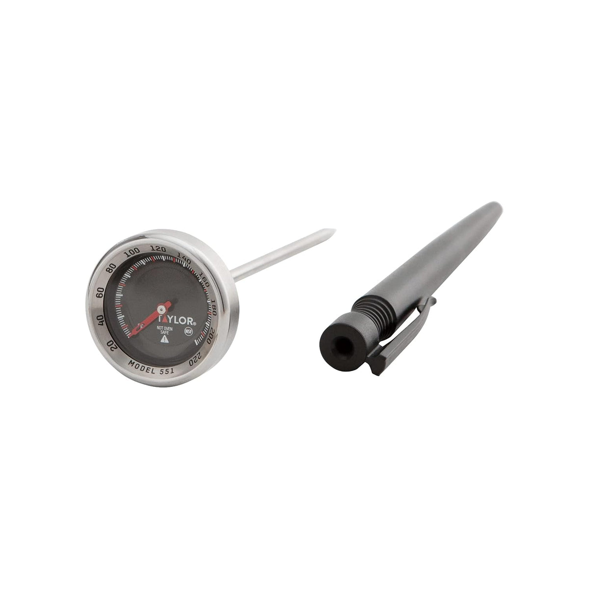 Taylor 1 Inch Instant Read Pocket Thermometer with Sleeve