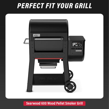 Upgraded Grill Table for Weber Kettle 22"/18"/26", Master Touch 22", Smokey Mountain, Recteq Pellet Grill RT-B380, Prep Station with Cutting Board, Basin, 4 Hooks, Shelf for Weber Kettle Accessories