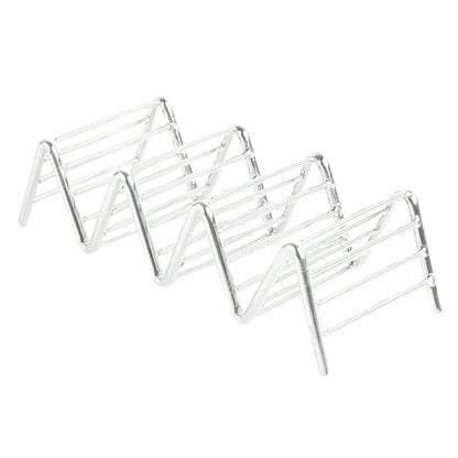 G.E.T. 4-81828 Stainless Steel Taco Holder / Stand, Holds 12 Tacos