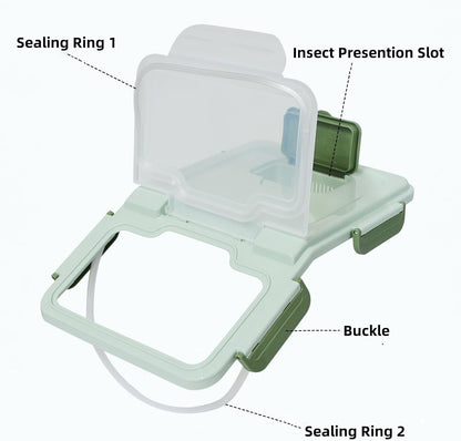 2 Pack Large Flour Storage Container 50 lb Airtight Rice Storage Container with Lid, Wheels, Measuring Cup, Scoop, Plastic Flour Sugar Bin Organizer for Grain Cereal, Rice Dispenser (Green)