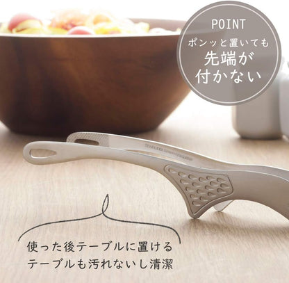 Shimomura 42497 Smart Kitchen Tongs, Large with Floating Tips, No Dirt, Made in Japan, Easy to Grab, Outdoor, Dishwasher Safe, Yakiniku, Fried Food, Total Length 10.2 inches (26 cm), Nippon Chopsticks