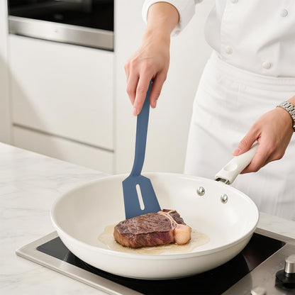 Kitchen Silicone Cooking Utensils Set of 6 with Holder, 600F Heat Resistant, BPA Free Cleanup