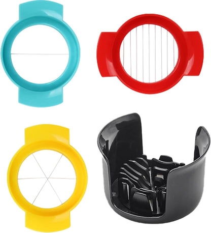 3-in-1 Egg Slicer, 304 Stainless Steel Wire Egg Cutter