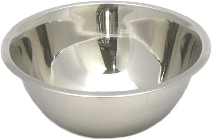 Chef Craft Brushed Mixing Bowl, 5-Quart, Stainless Steel