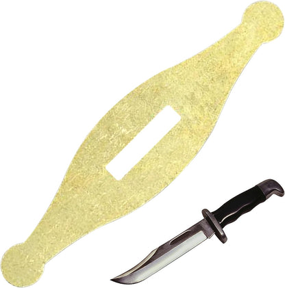 Knife Guard, 4mm Thick Brass Finger Guard, Rust Proof Universal Multi-Use Knife Making Supplies for Knifemaking DIY Tool Accessory, Finger Guard