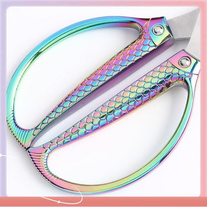 All purpose scissors heavy duty - for kitchen, office, home use, multipurpose Industrial grade scissors (rose gold)