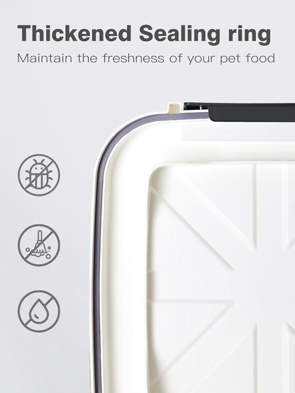 LivLab Mker Dog Food Storage Container - 6L/6KG/10LBS Pet Food Storage Containers With Lids & Scooper, BPA Free Airtight Storage Containers Store Dry Food For Kitchen Pantry
