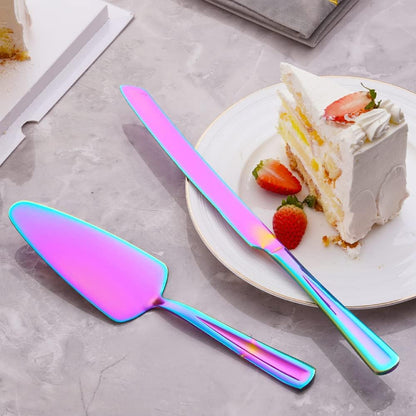 GoGeiLi Stainless Steel Wedding Cake Cutting Set