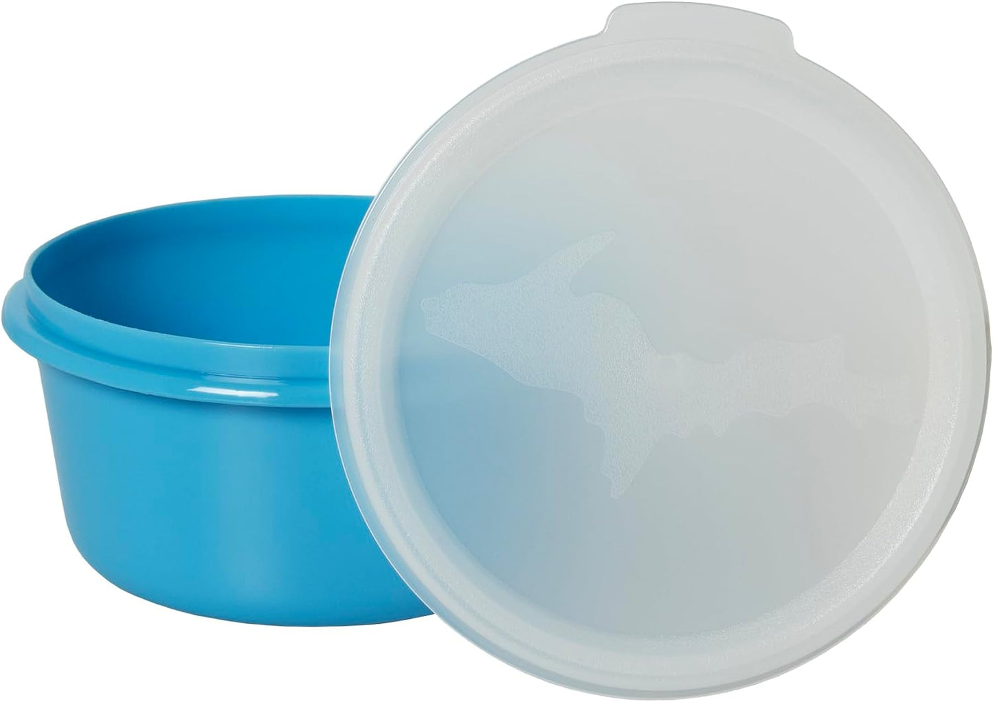 KOLORAE Michigan Serving Tray - Unique 7 Compartment Mitten State Reusable Snack Tray w/Dressing Cup. Great for Entertaining and Storage for Appetizers, Snacks, Chips & Dip