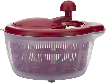 Westmark Germany Vegetable and Salad Spinner with Pouring Spout (Red/Clear)