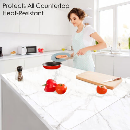 Extra Large Silicone Mats for Kitchen Counter, 27.6'' x 19.7'' Nonskid Silicone Placemats for Kids, Nonstick Purple Silicone Mat for Baking Crafts, Silicone Dab Mat Heat Resistant, 1Pack - Colors A