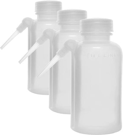 EISCO Wash Bottle, 250ml - Polyethylene - Translucent, Unbreakable - Screw Cap with Down Spout for Dispensing Liquid Labs