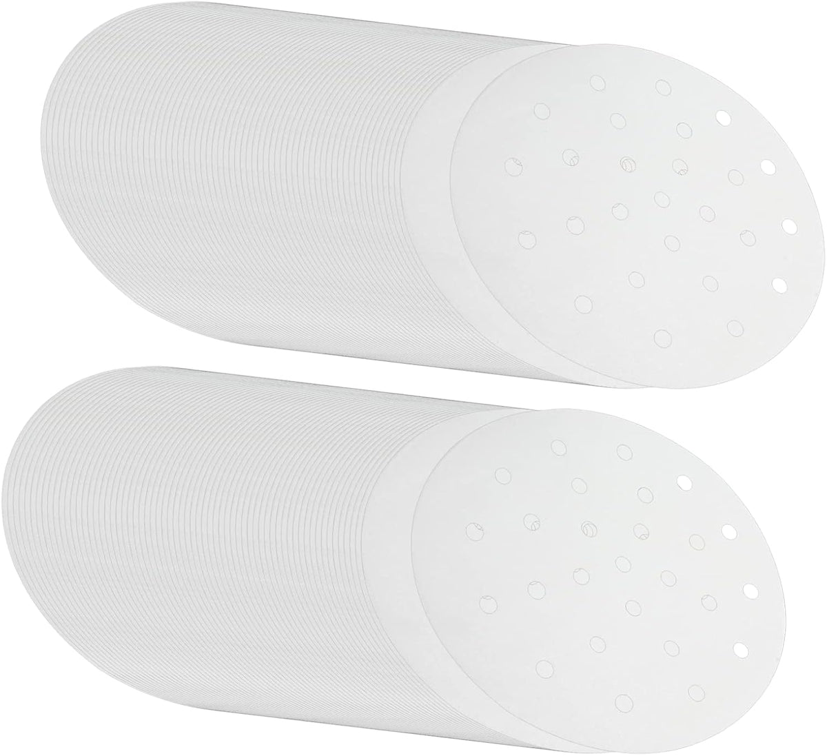 Dumpling Paper Bamboo Steamer Liners, 7 Inch, 100 Pcs