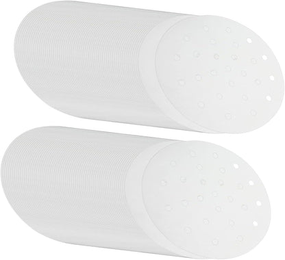 Dumpling Paper Bamboo Steamer Liners, 7 Inch, 100 Pcs