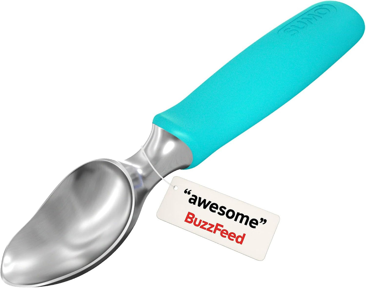 SUMO Stainless Steel Ice Cream Scoop with Ergonomic Handle - Green