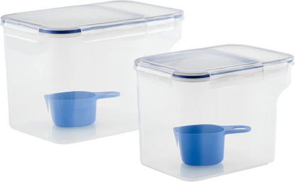 Lock & Lock Bulk Storage Bins Food Storage Container with Wheels (50.72-Cup)