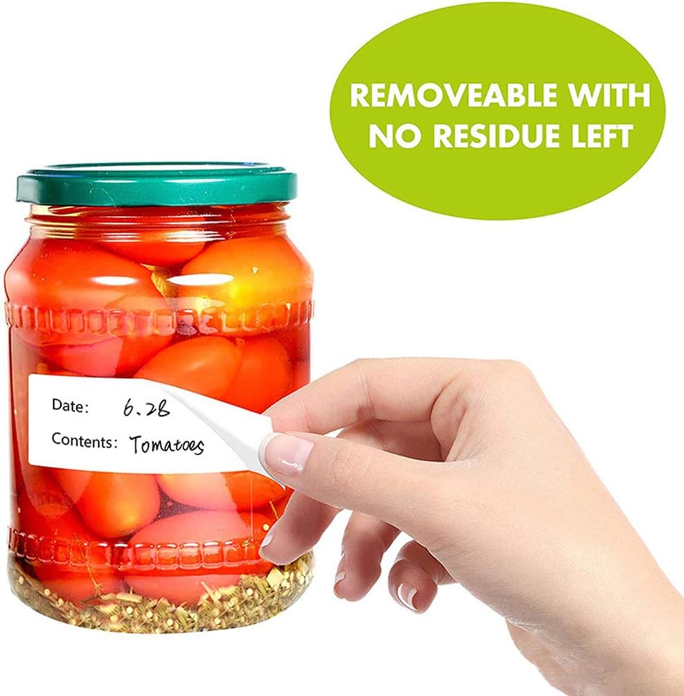 500pcs Kitchen Stickers Refrigerator Freezer Food Storage Date Content Labels For Container Bag Jar Packing