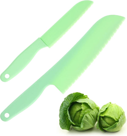 2 Pcs Lettuce Knife to Prevent Browning, Plastic Lettuce Knife, Dishwasher