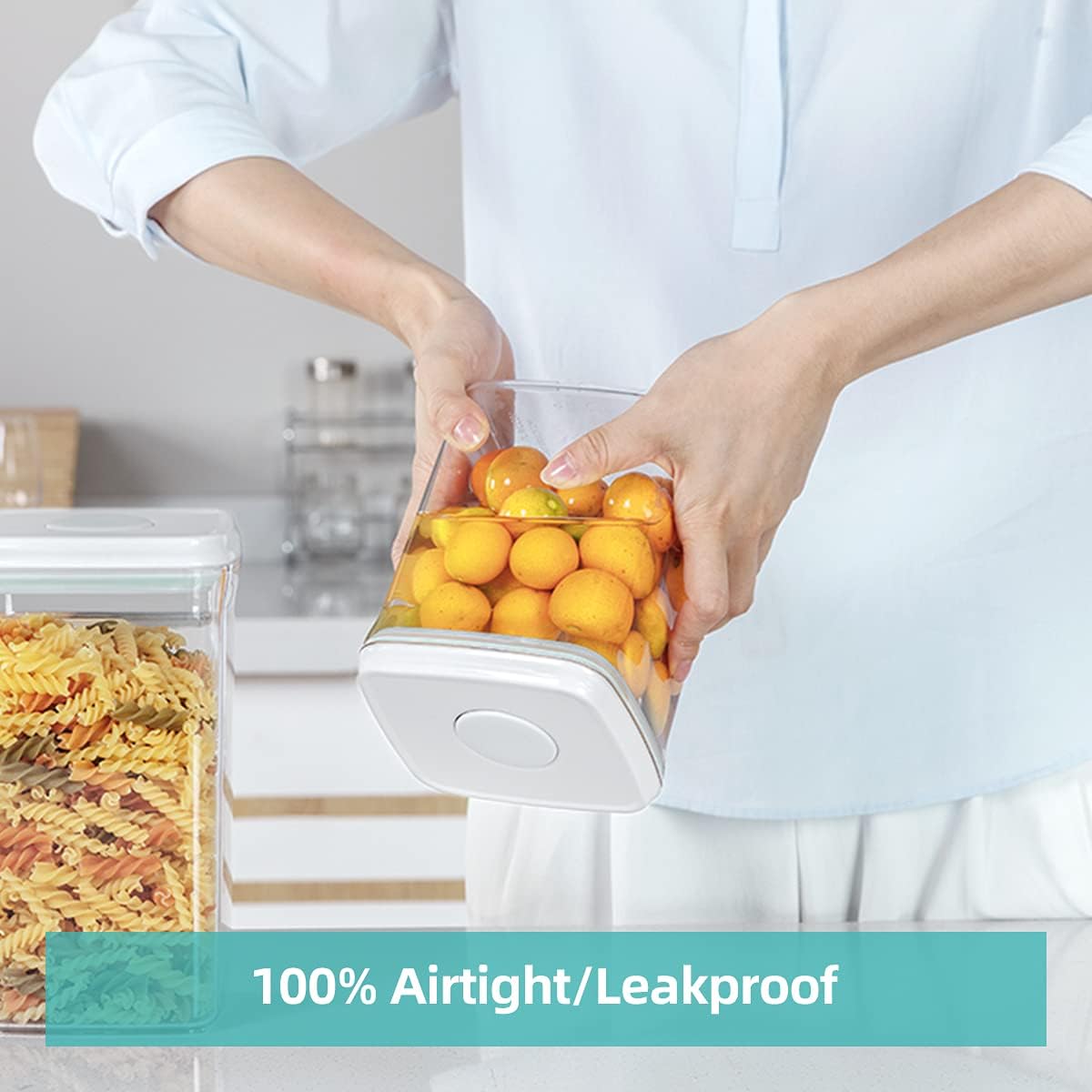 2 Pack 88oz/11 Cups Large Glass Storage Containers with Lids, High Borosilicate BPA Free Airtight Leakproof Meal Prep Containers for Microwave, Freezer & Dishwasher, Kitchen, Gym & Picnic,Baking