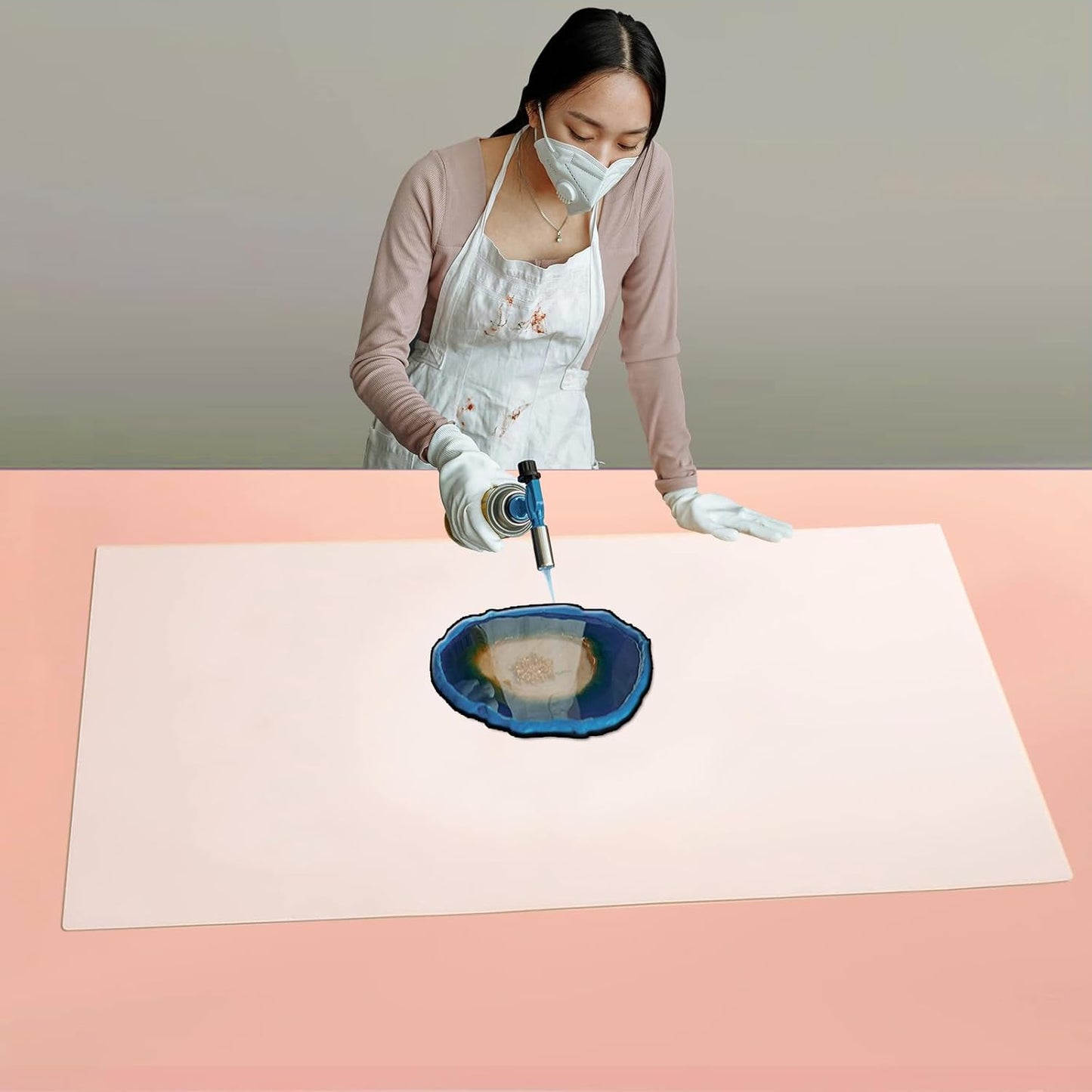 Silicone Mat - Non-Stick, Reusable & Heat Resistant Up to 500°F, Fits Resin Crafts, Dishwasher Safe for Baking, Cookies, Pastry (36” x 24”Black)