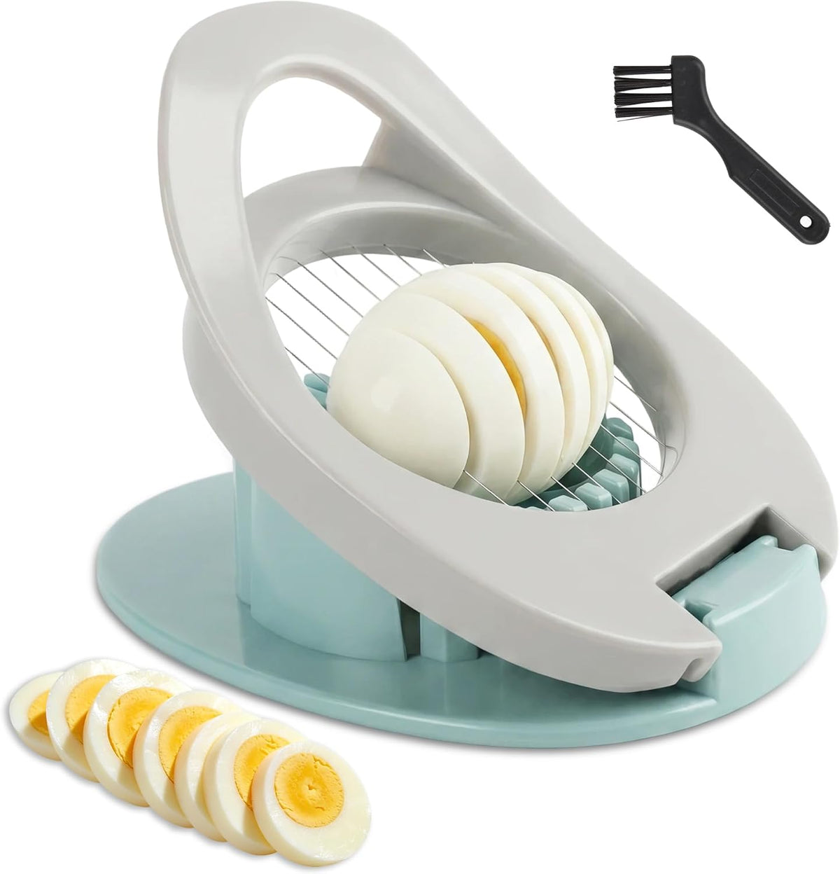 Egg Slicer for Hard Boiled Eggs, Uniform Thin Soft Food Cutter