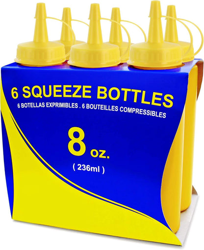 New Star Foodservice Squeeze Bottle, 12 oz, Red