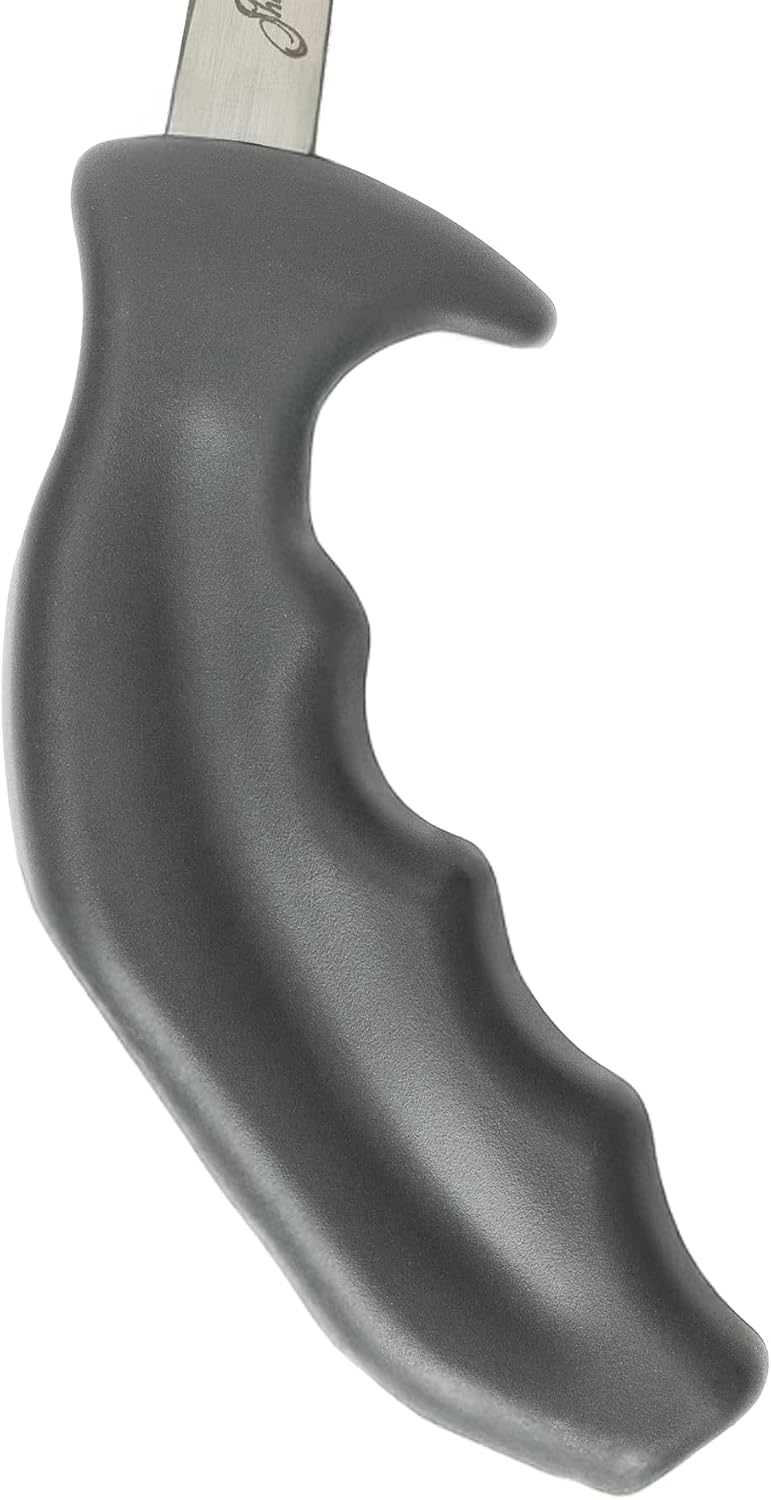 Zyliss Shucker Paddy Oyster Knife, Ergonomic Pistol Grip Oyster Shucking Knife with Finger Guard, 3in Stainless Steel Blade, Dishwasher Safe, Professional Oyster Opener
