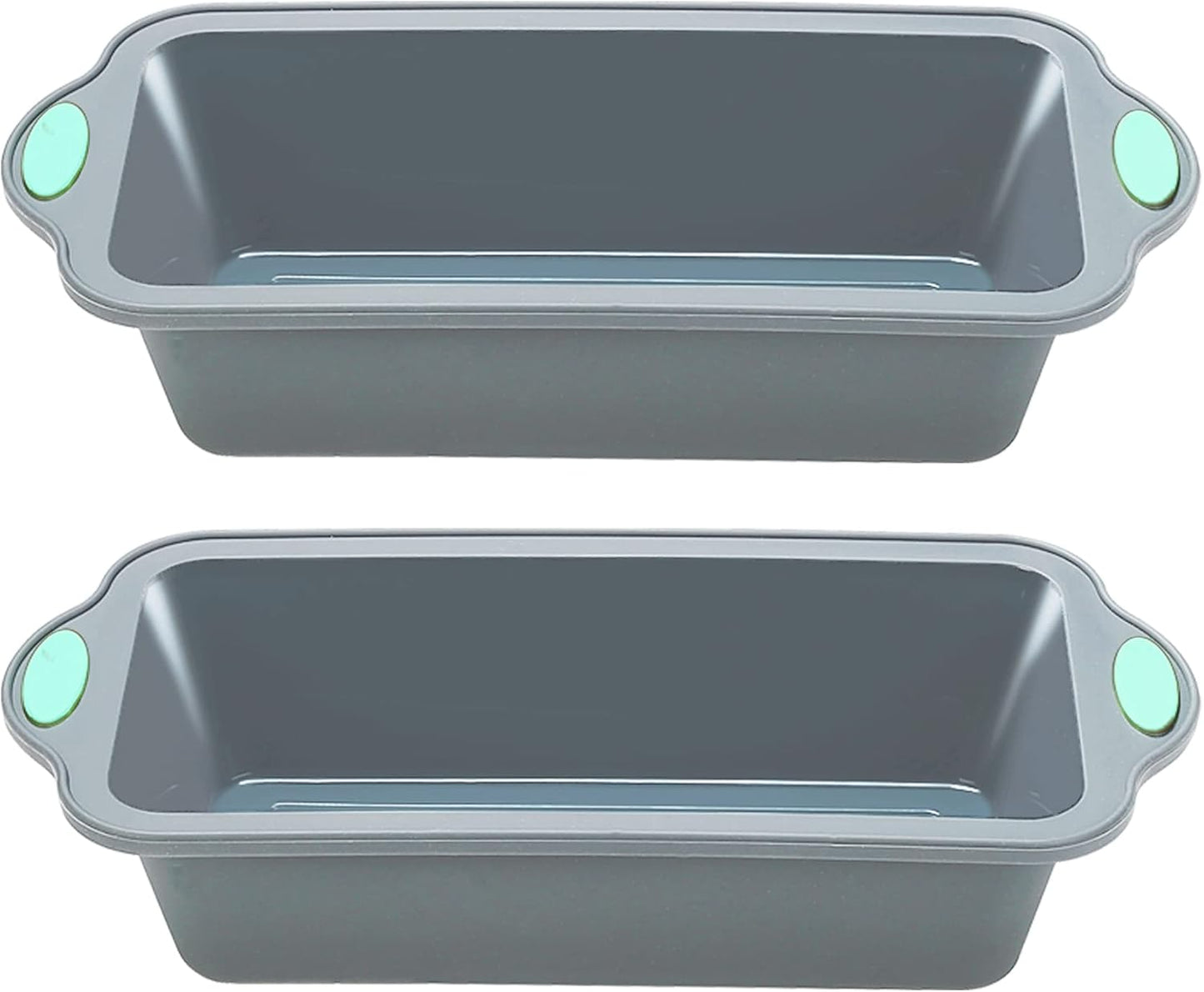 To encounter 2Pack Silicone Muffin Pan with Metal Frame, 12 Cup Regular Size Cupcake Pan, Non-Stick Baking Tray, Food Grade Baking Molds for Oven, Dishwasher Safe