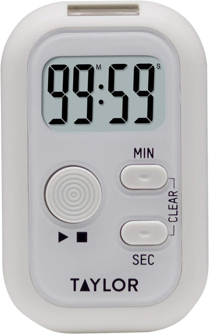 Multi-Alert (Sound, Light, Vibration) Digital Timer