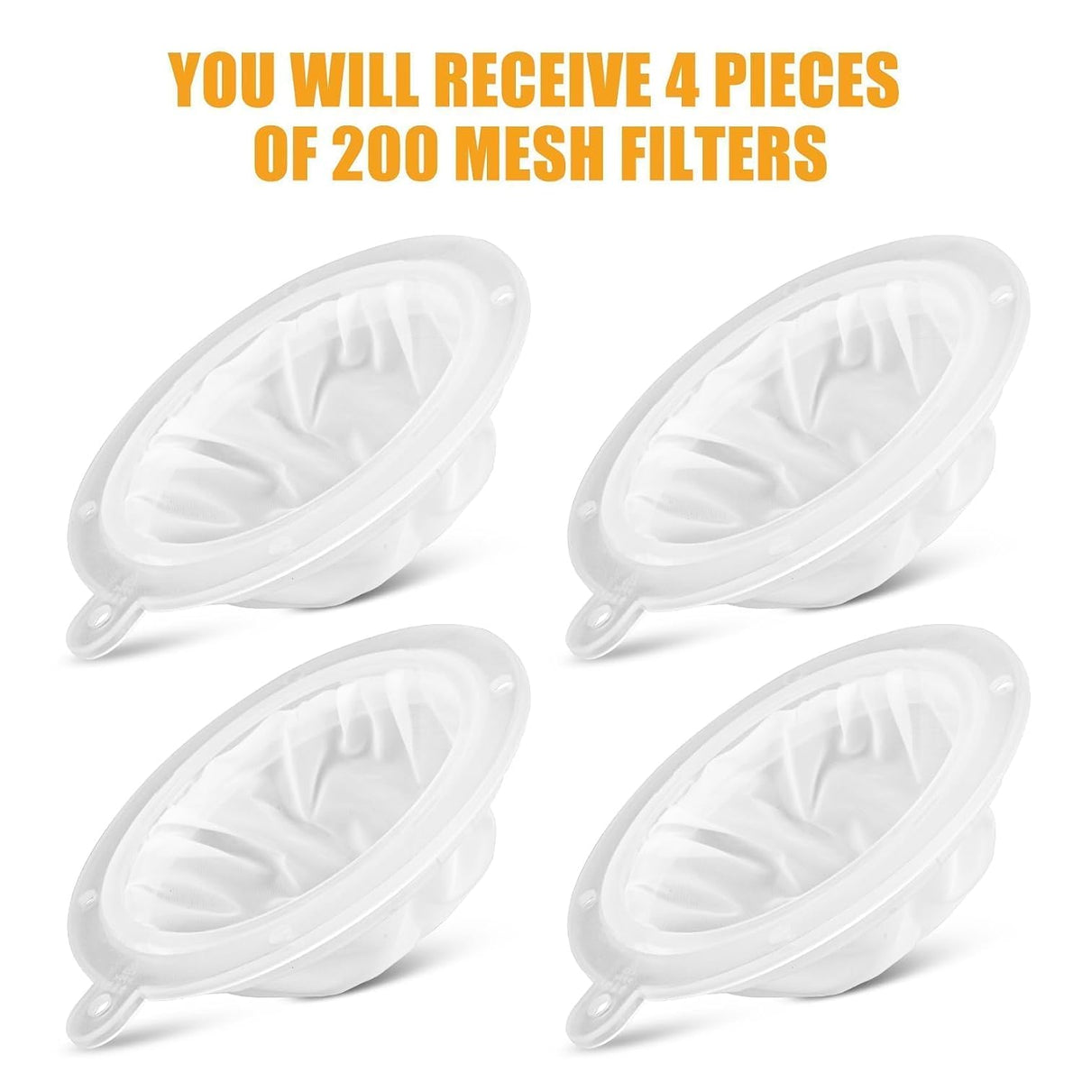 CARGEN 200 Mesh Strainer 75 Micron Filter for 5 Inch Funnel