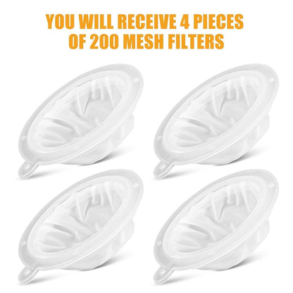 CARGEN 200 Mesh Strainer 75 Micron Filter for 5 Inch Funnel
