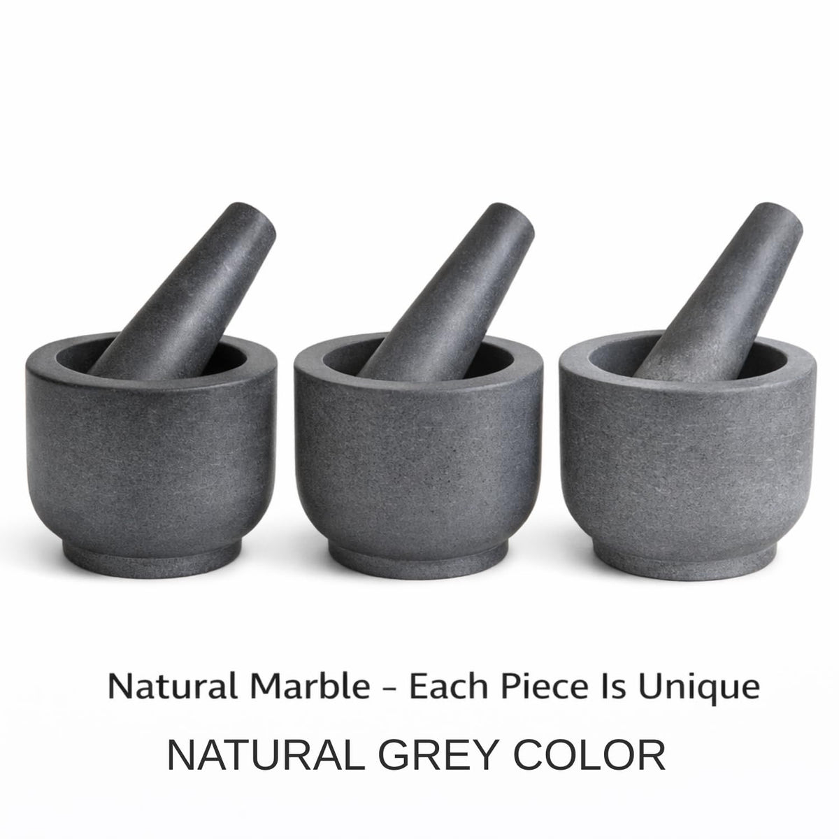Mortar and Pestle Set, Black