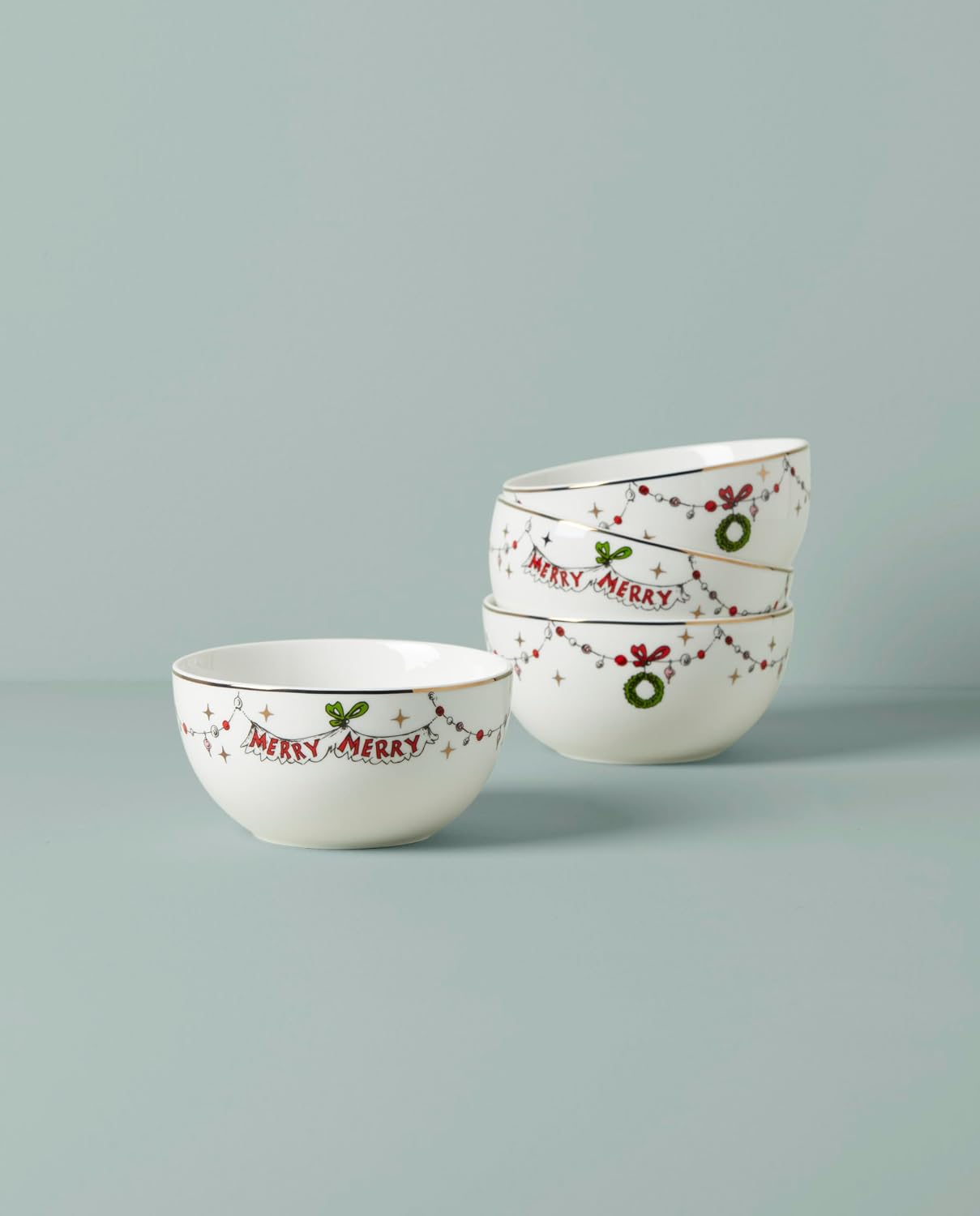 Lenox 898096 Merry Grinchmas Chip & Dip Bowl, Christmas Dishes, Festive Holiday Serveware
