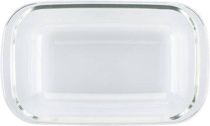LOCK & LOCK LocknLock Purely Better Glass Round Pie Baking Dish/Food Storage Container with Lid, 9.5 Inch, Clear