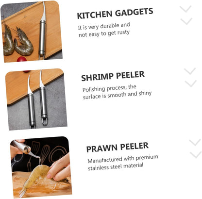 Shrimp Deveiner Tool and Peeler Set Multifunctional Shrimp Deveining Tool
