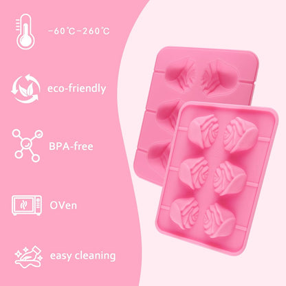 Silicone Egg Bite Molds 2 Pack Air Fryer Muffin Baking Pans Nonstick Silicone Muffin Trays for Baking Mini Muffins Eggs Bites Tart Mini Cupcake Brownie Quiche