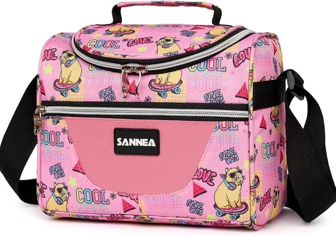Lunch Bag for Kids Coole Lunch Box Tote for Women Girls Boys Children Student Insulated Bento Bag for School Work Picnic Outdoor Activities