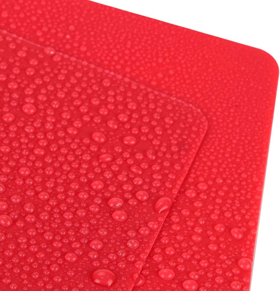 Webake Extra Large Silicone Mat For Countertop, Multipurpose Nonstick Heat Resistant Mat 23.6" x 15.7" for Baking, Rolling Dough, Fondant, Resin Expoxy, Craft, Jewerly (Red)