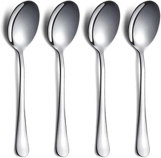 Kyraton Serving Set - 4 Piece Stainless Steel Spoons