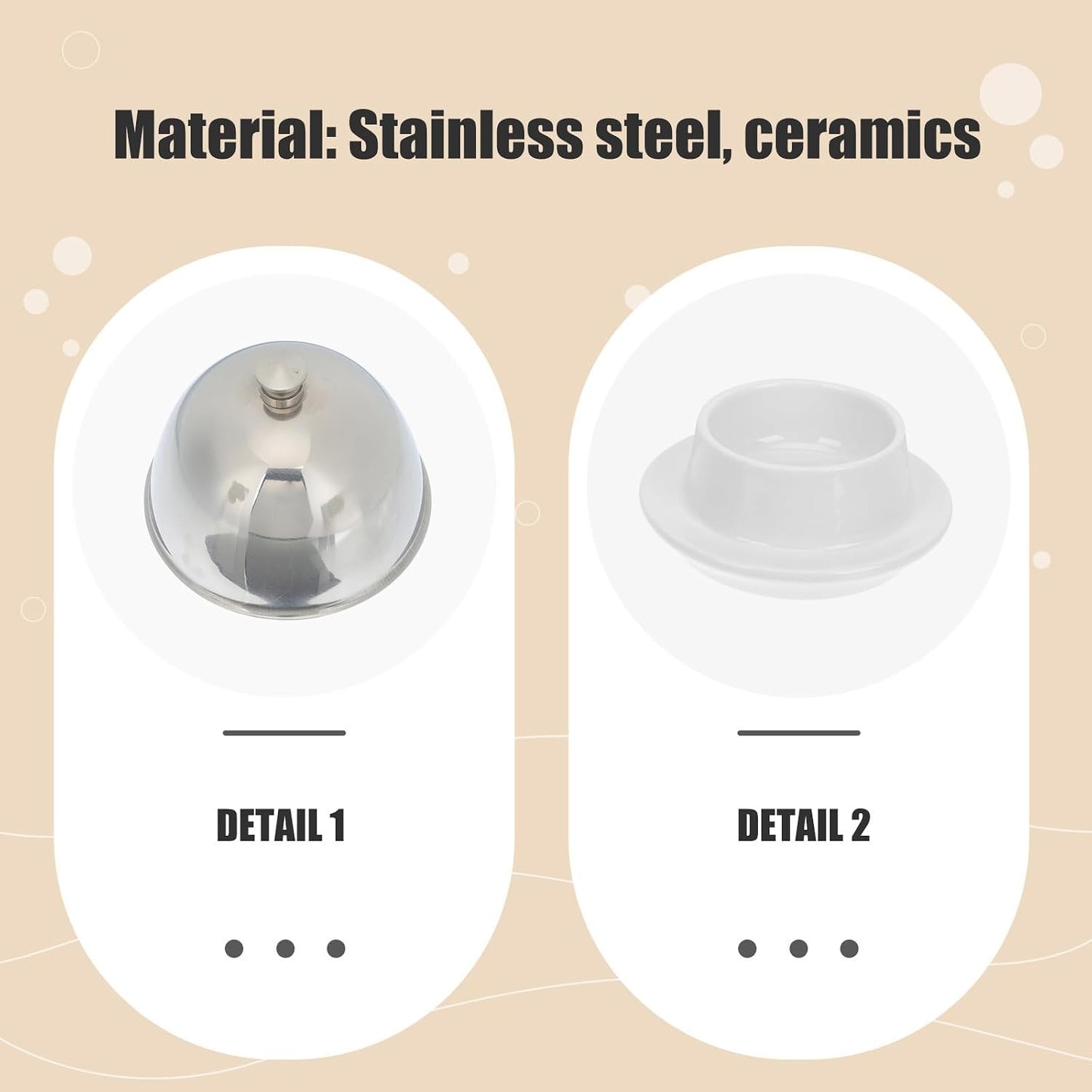 Stainless Steel Butter Dish with Lid Cheese Plate Relish Sauce Dish Small Serving Tray for Dining and Entertaining, 1pcs Set