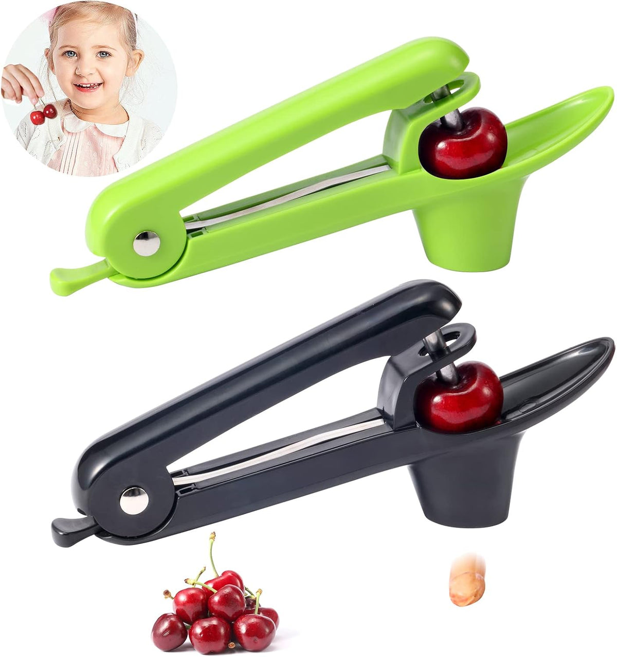 2 Packs stainless steel Cherry Pitter Tools