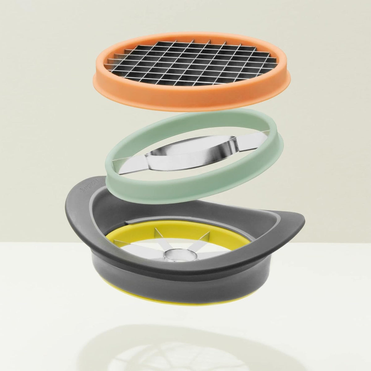Berghoff Leo All in 1 Fruit & Vegetable Slicer Set, Interchangeable Cutters