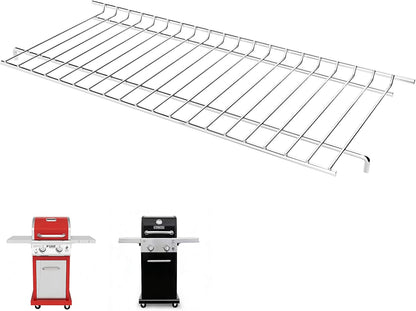 Utheer 2-Pack Griddle Warming Rack for Blackstone 28" Griddles, Stainless Steel Flat Top Grill Accessories | Reversible Rack Adds Prep Space, Foldable Clip-On Design Expands Cooking & Holding Area