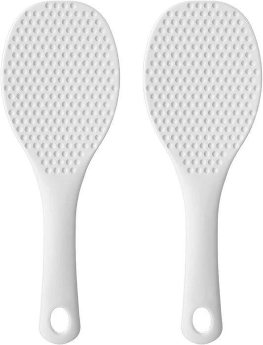 2 Pcs Rice Scooper, Non-stick Rice Paddle, Heat Resistant Anti-scratch Reusable Kitchen Utensil, for Home Kitchen, Restaurant and Daily Cooking Serving Use