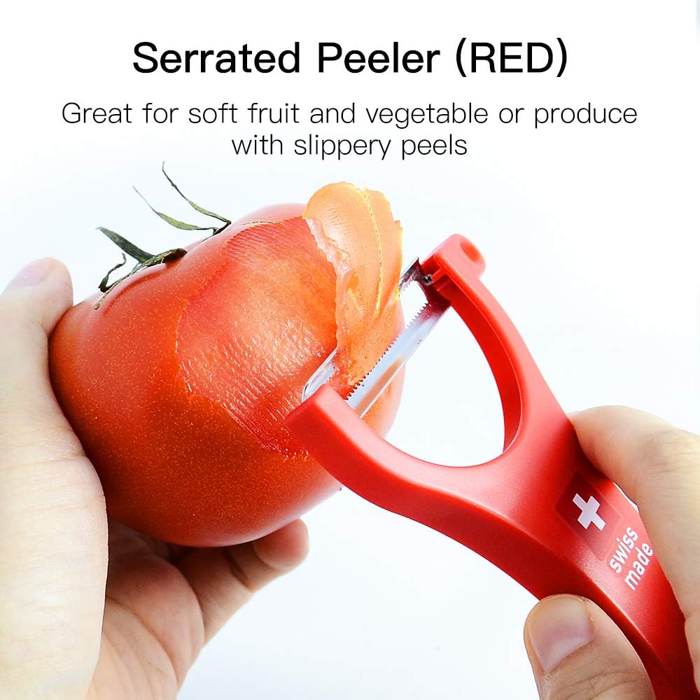 Original Swiss Made Peeler Vegetable&Fruits stainless steel blade Peeler for kitchen (ORANGE-vegetable grater)