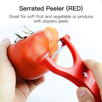Original Swiss Made Peeler Vegetable&Fruits stainless steel blade Peeler for kitchen (ORANGE-vegetable grater)